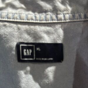 GAP Soft Gray Denim shirt 14